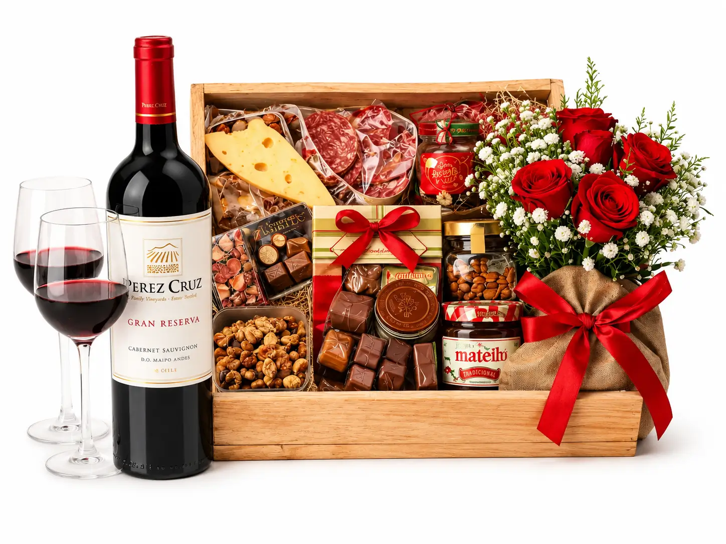 Cesta Gourmet Vinho Gran Reserva